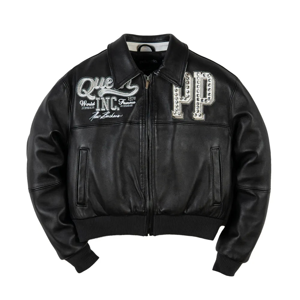 Women's Pelle Queen Crop Leather Jacket