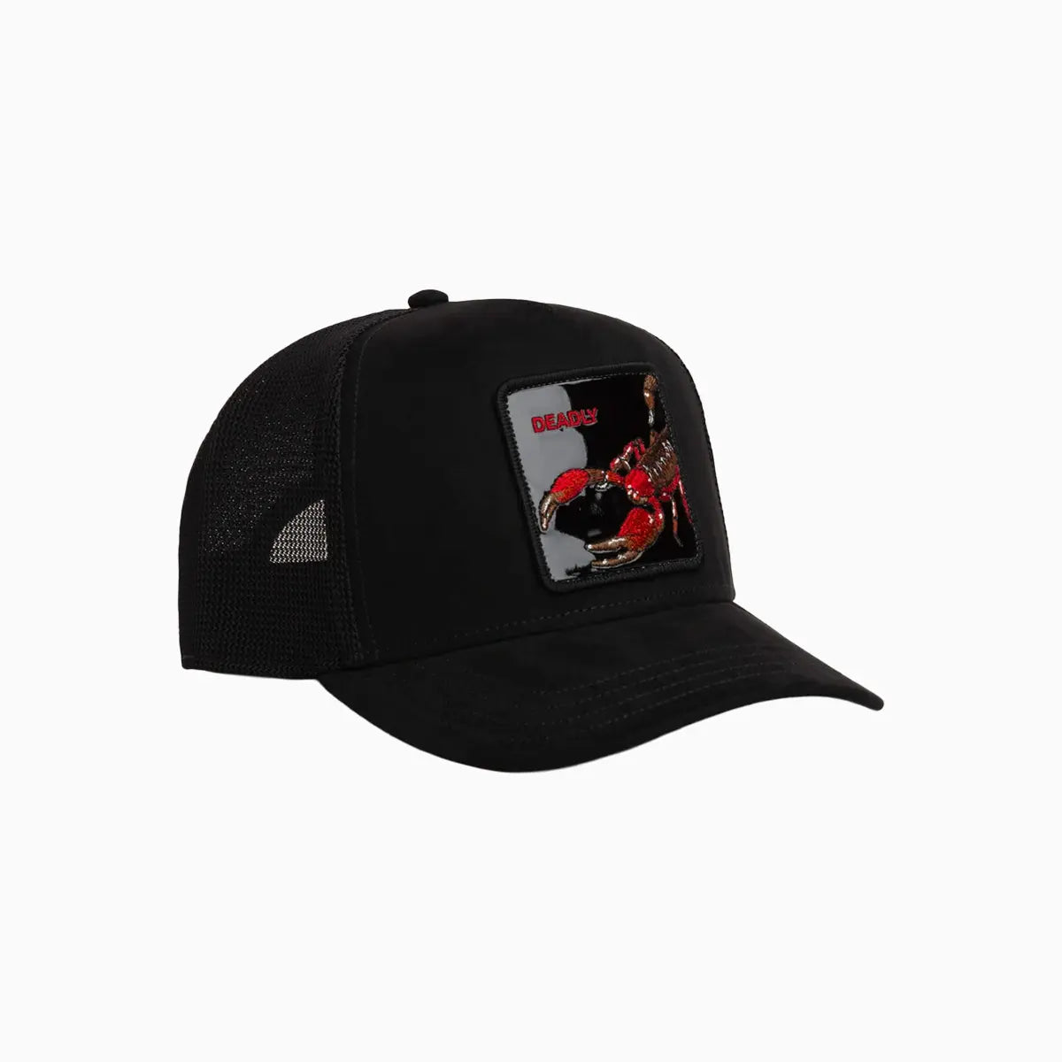 Black Out Scorpion Trucker Hat