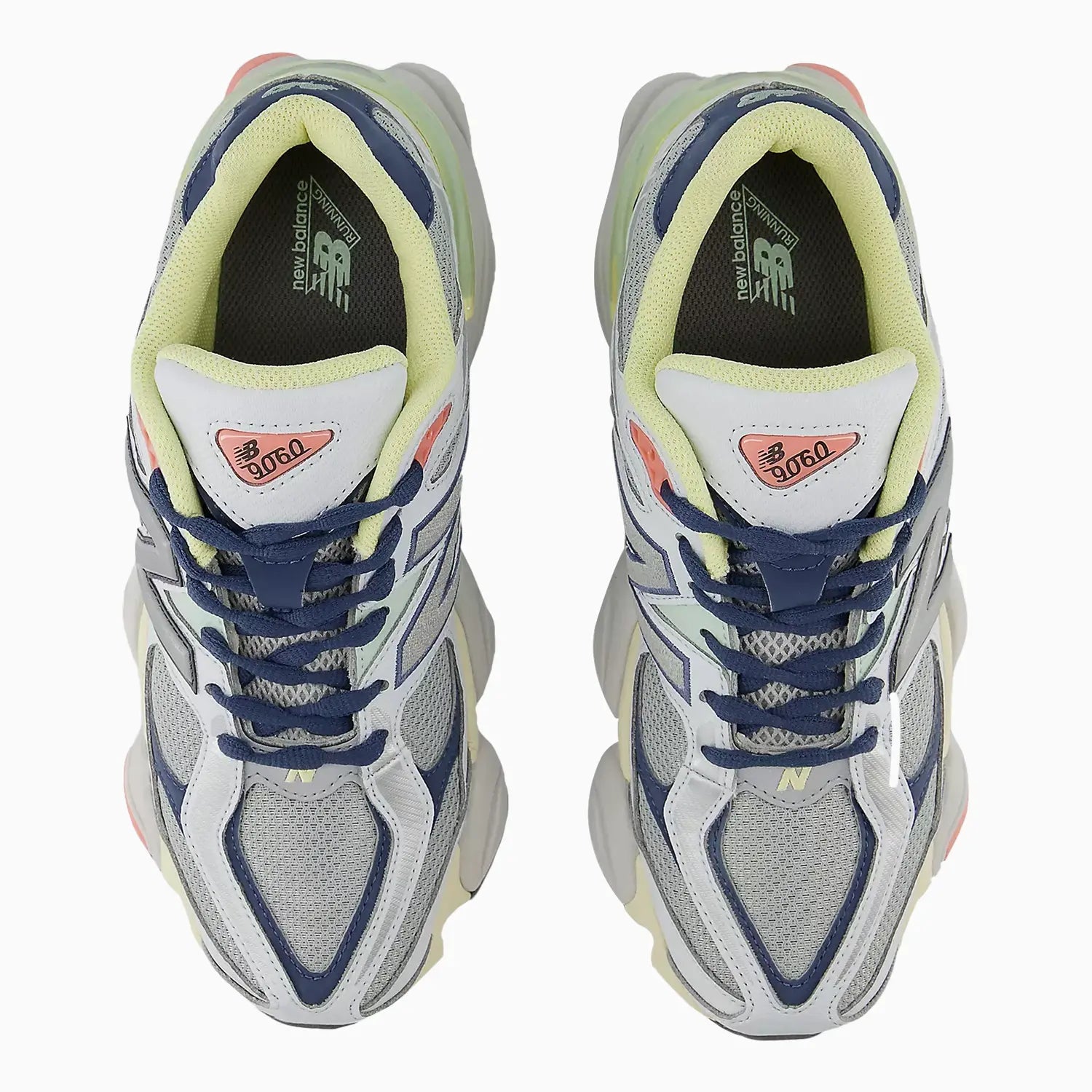9060 "Grey Yellow Navy" New Balance - Tops and Bottoms USA