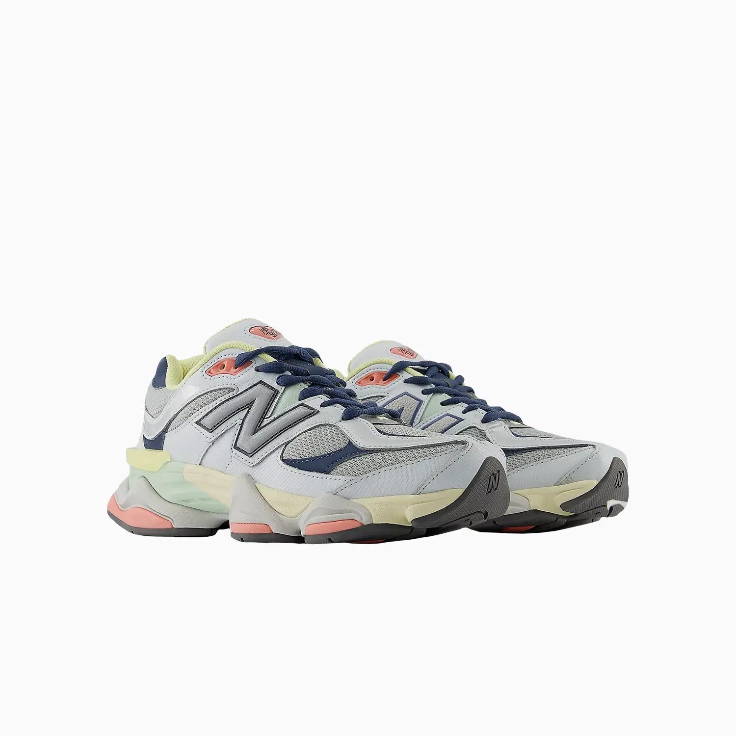 9060 "Grey Yellow Navy" New Balance - Tops and Bottoms USA