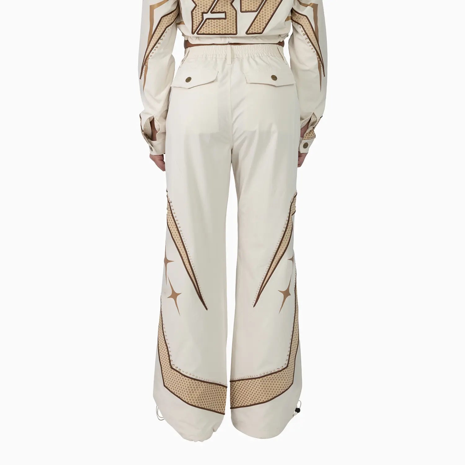 Women’s Oatmeal Cropped Tracksuit