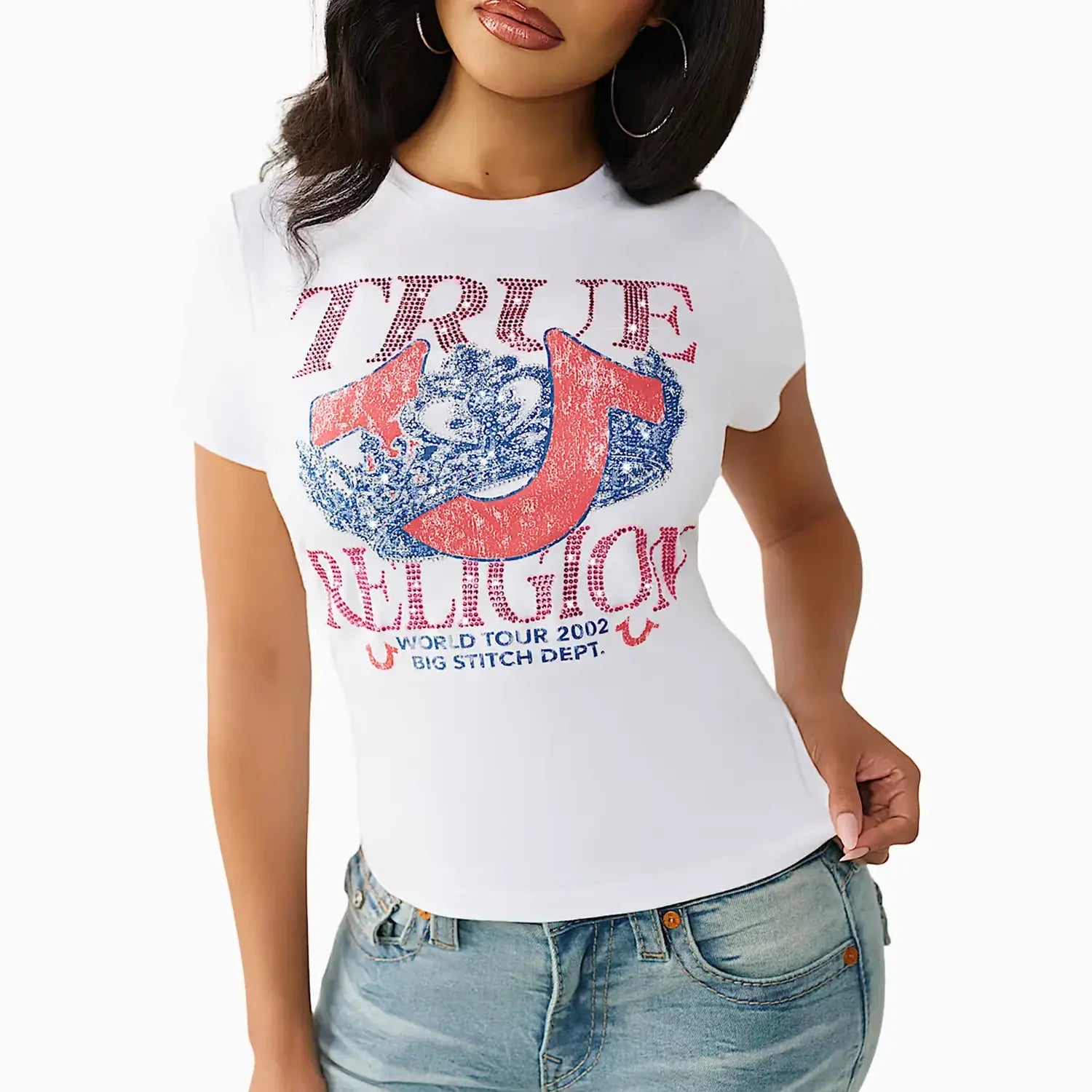 Women's Crystal Classic Crew Neck T-Shirt